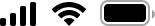 wifi and battery icon